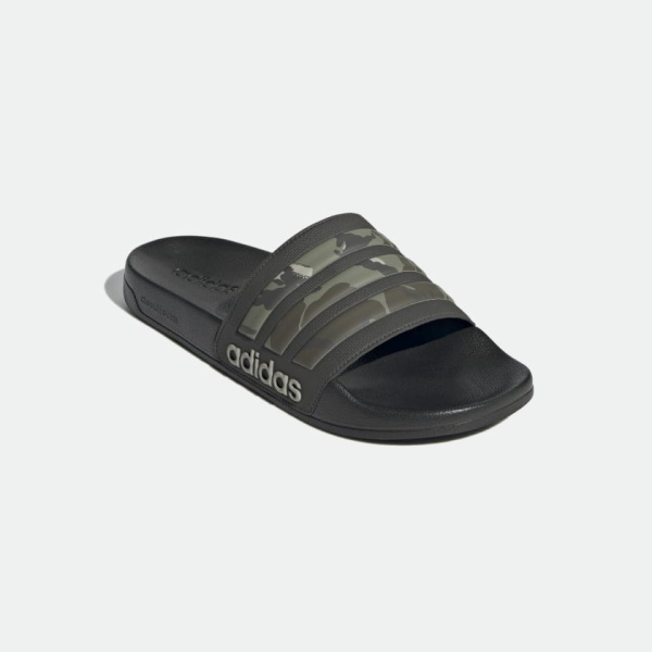 Шлепанцы ADILETTE SHOWER (RU 42.5 UK 10 USm 10.5 СМ 27.6 ; shadow olive/putty grey/olive strata)